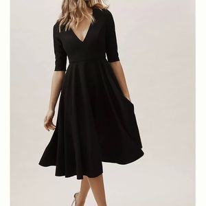 Anthropologie Valdis BHLDN black dress